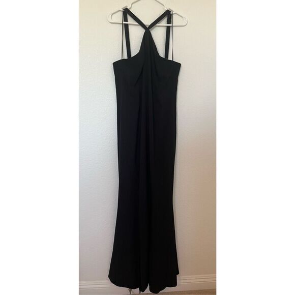 Dress The Population Black Sleeveless Maxi Gown NEW - Picture 1 of 9